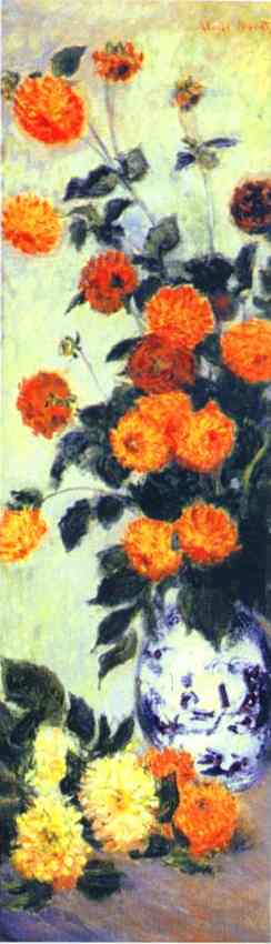Dahlias — Клод Моне