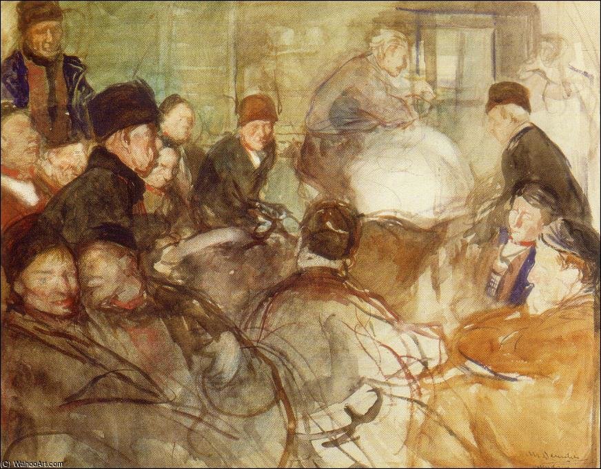 Sábado En Volendam (boceto) — Мануэль Бенедито Вивес
