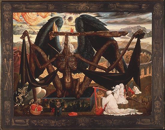 The Angel Of Death Over The Gate To Purgatory — Ernst Fuchs