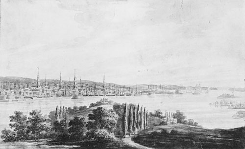 New York City And Harbor From Weehawken — Pavel Svinyin