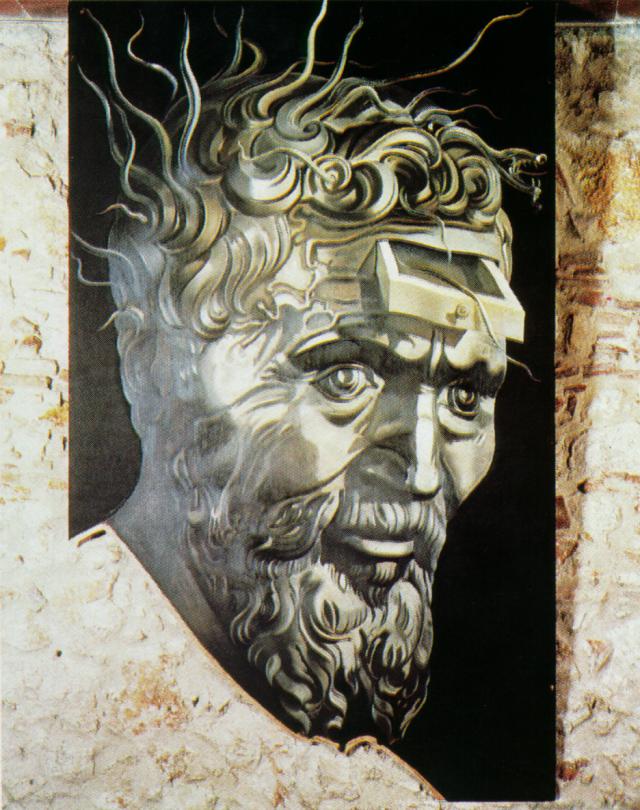 Untitled (michelangelo Head With Drawers), Circa 1970 — Salvador Dalí