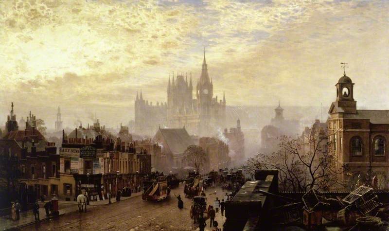 From Pentonville Road Looking West, London, Evening — John O'connor