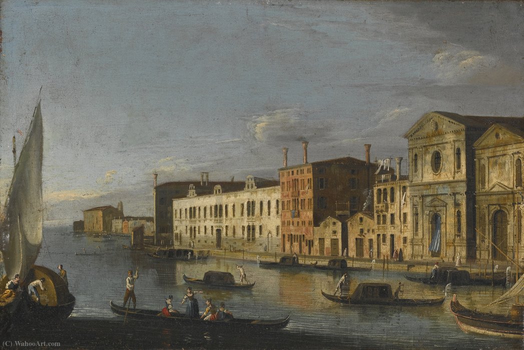 Venice, The Santo Spirito And The Zattere — Apollonio Domenichini (maestro Della Fondazione Langmatt)