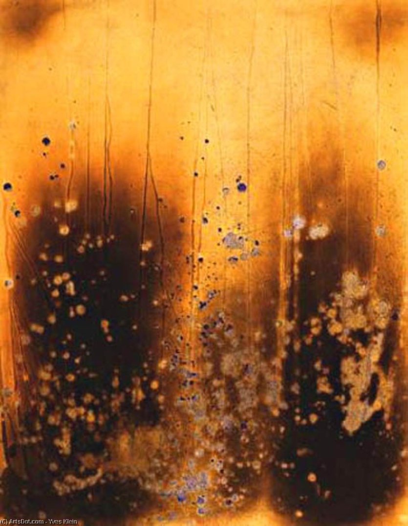 Fire Painting F6 — Yves Klein