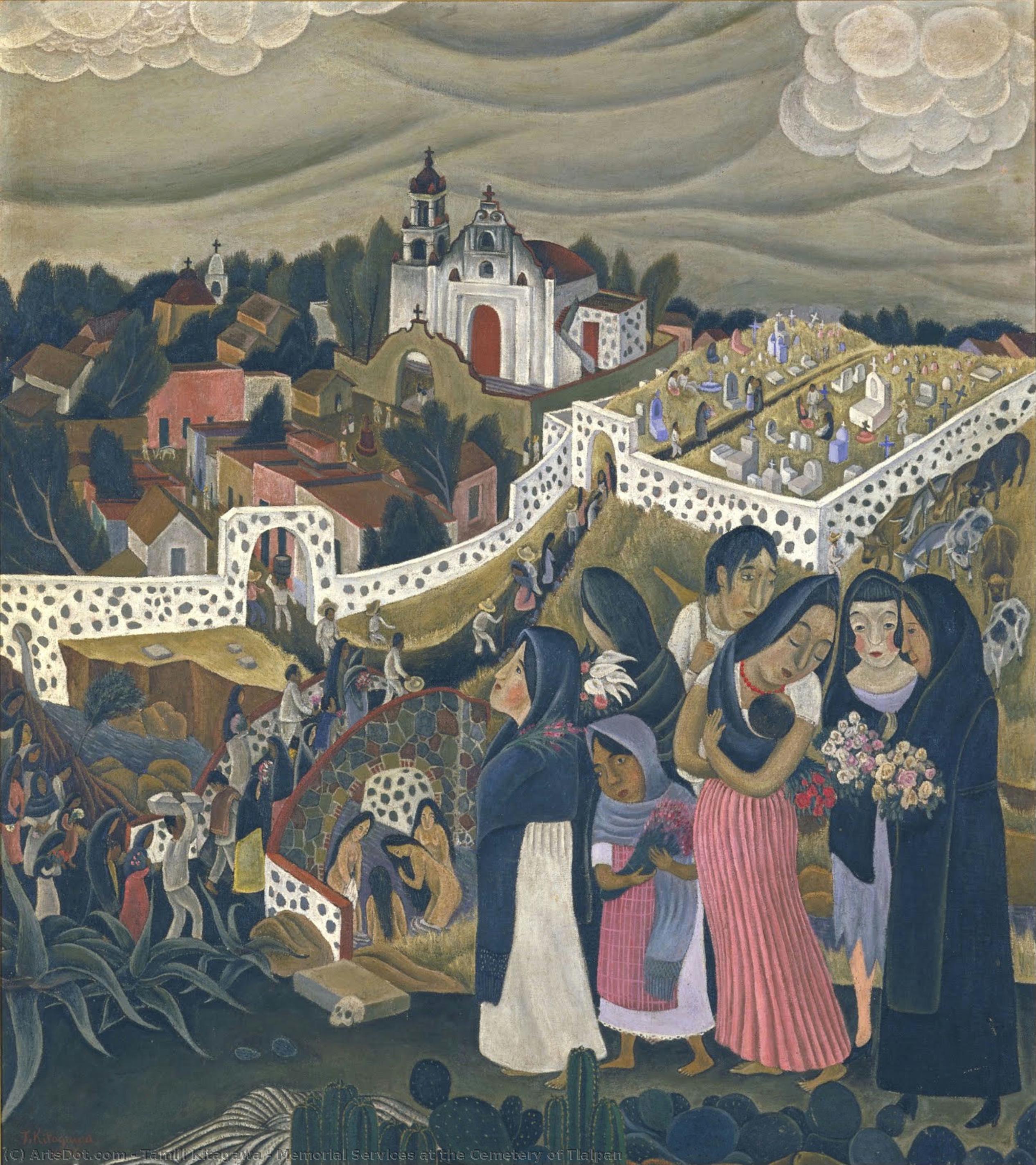 Memorial Services At The Cemetery Of Tlalpan — Tamiji Kitagawa