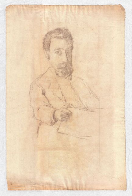 Portrait Of Man Reading — Theodore Clement Steele