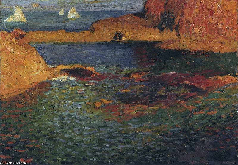 Bord De Mer A Regates — Henri Jean Guillaume Martin