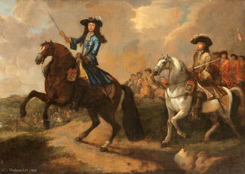 William Iii And Prince George Of Denmark At The Battle Of The Boyne — Jan Wyck