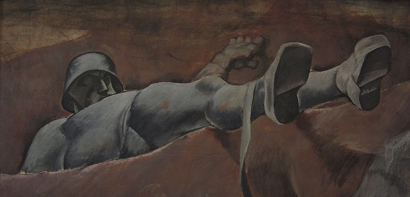 Toter Soldat Der Mass Bird Eroica — Albin Egger Lienz