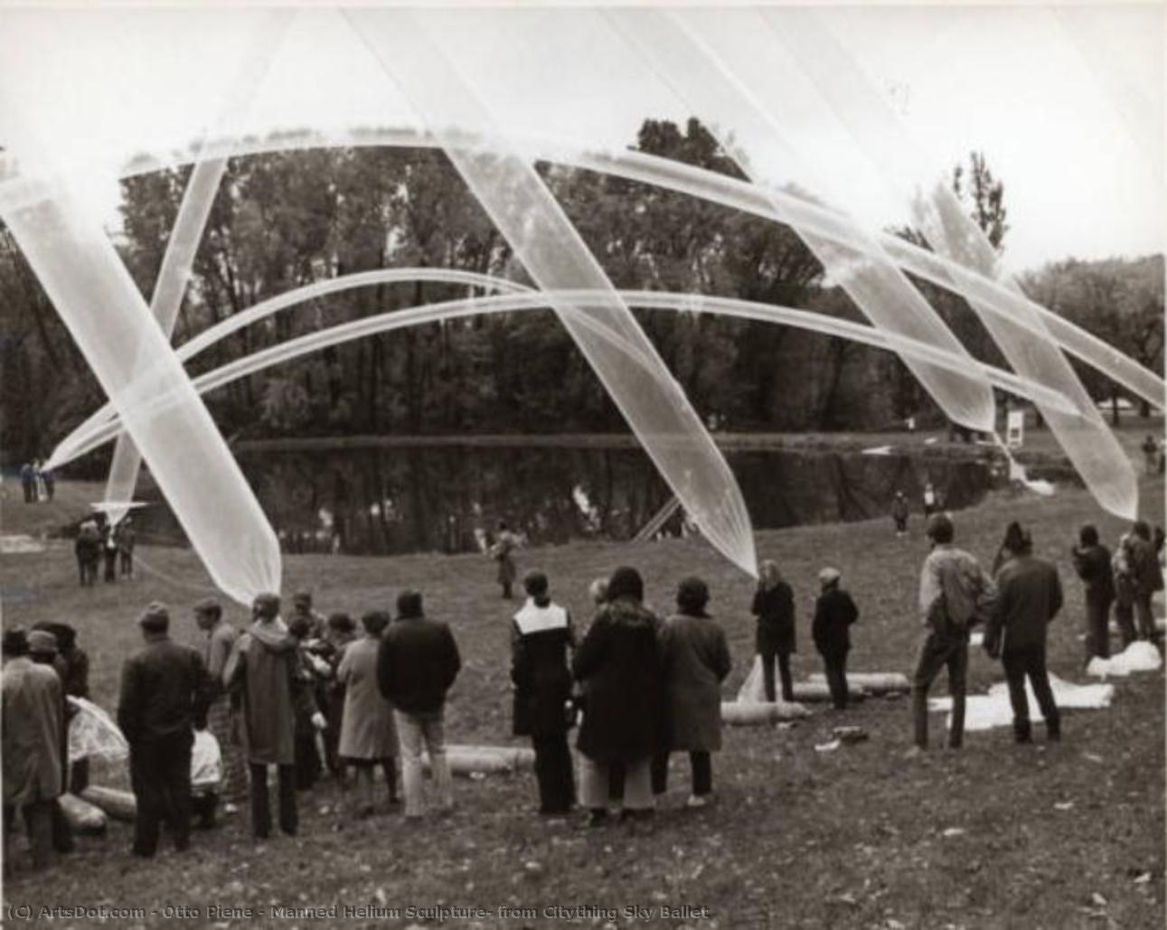 Manned Helium Sculpture, From Citything Sky Ballet — Otto Piene