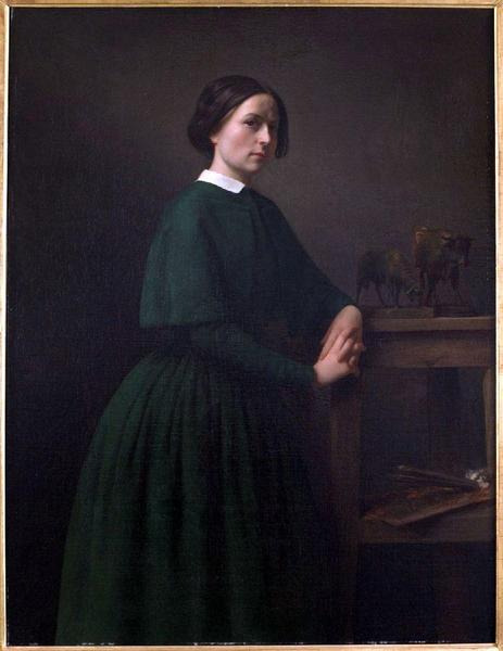 Profil Droit De Rosa Bonheur — Auguste François Bonheur