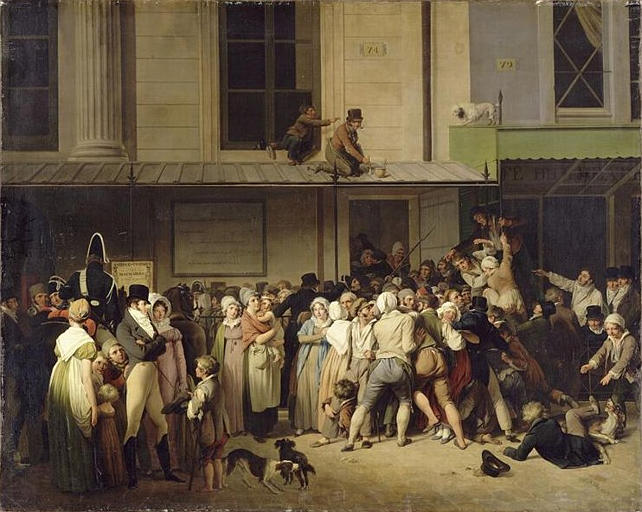 L'entrée Du Théâtre De L'ambigu Comique À Une Représentation Gratis — Lui Leopold Boji