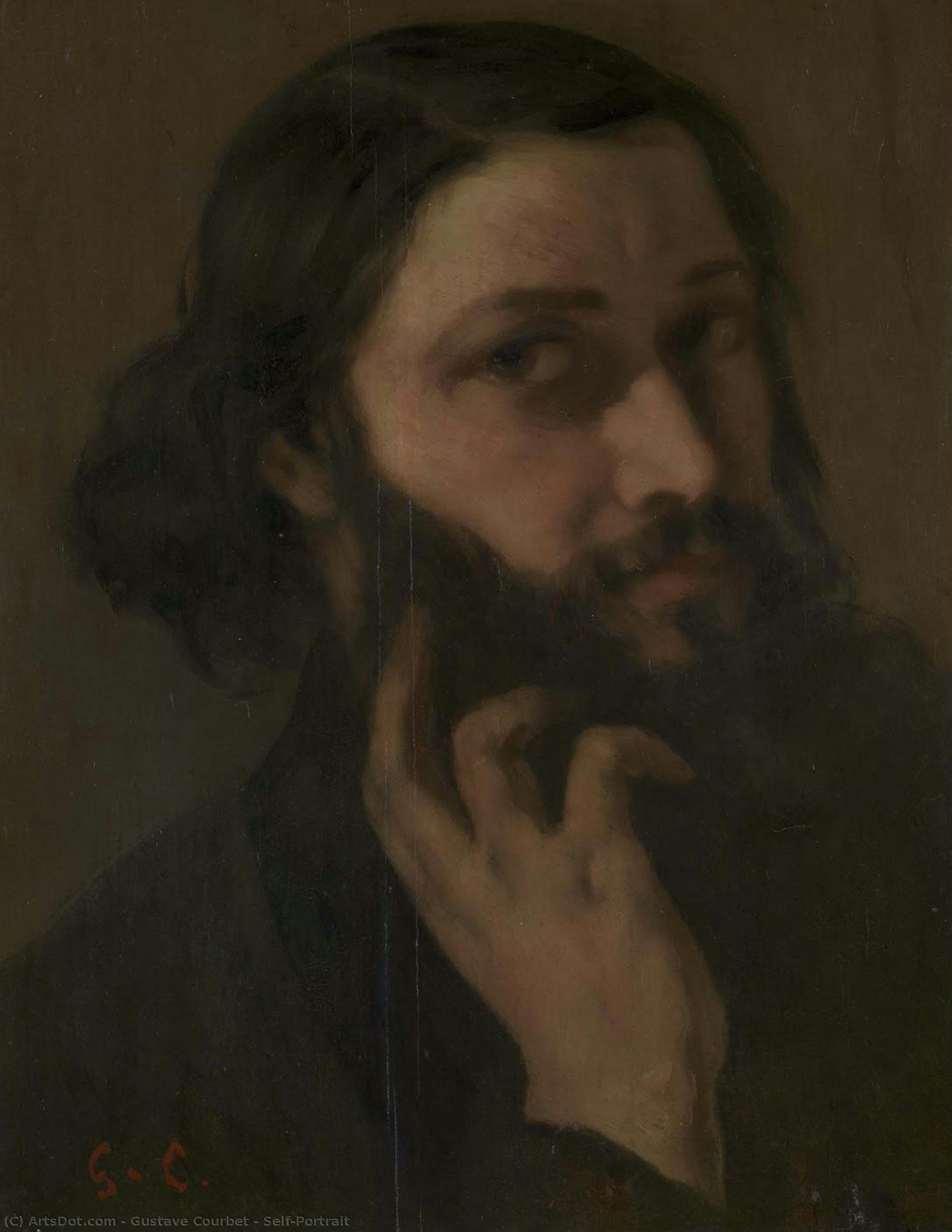 Self-portrait — Gustav Кјорбе