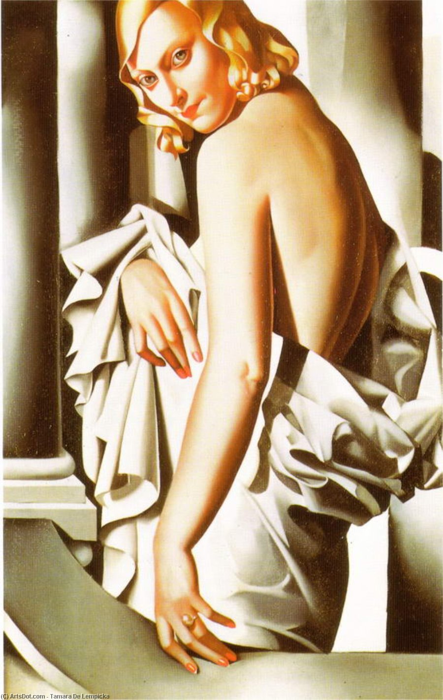 Portrait Of Marjorie Ferry — Tamara De Lempicka