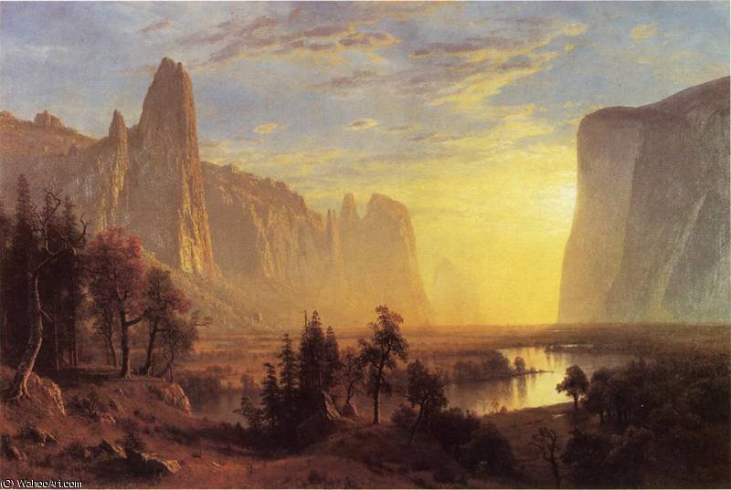 Yosemite Valley Yellowstone Park — Albert Bierstadt