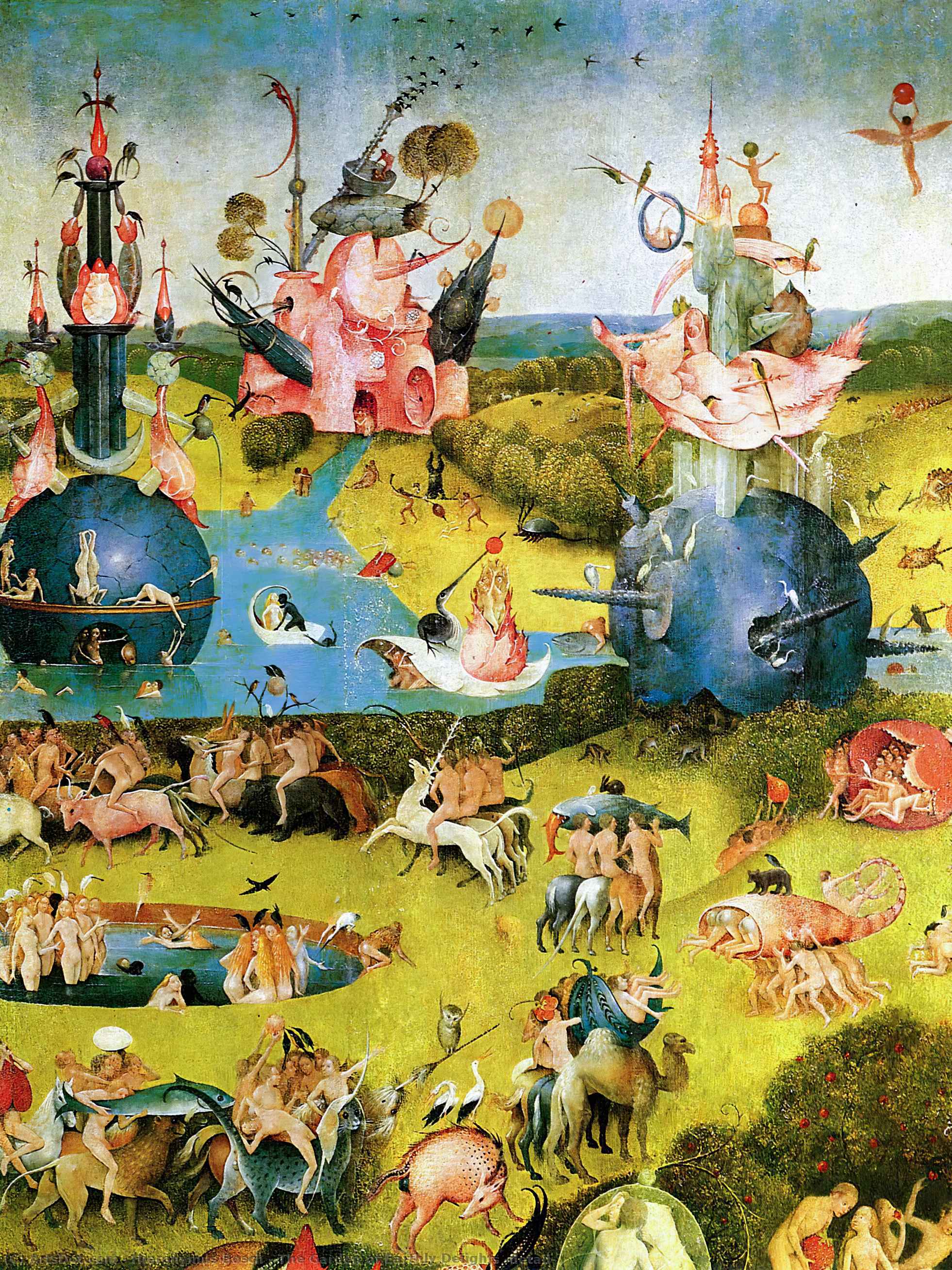 The Garden Of Earthly Delights (detail) — Hieronymus Bosch