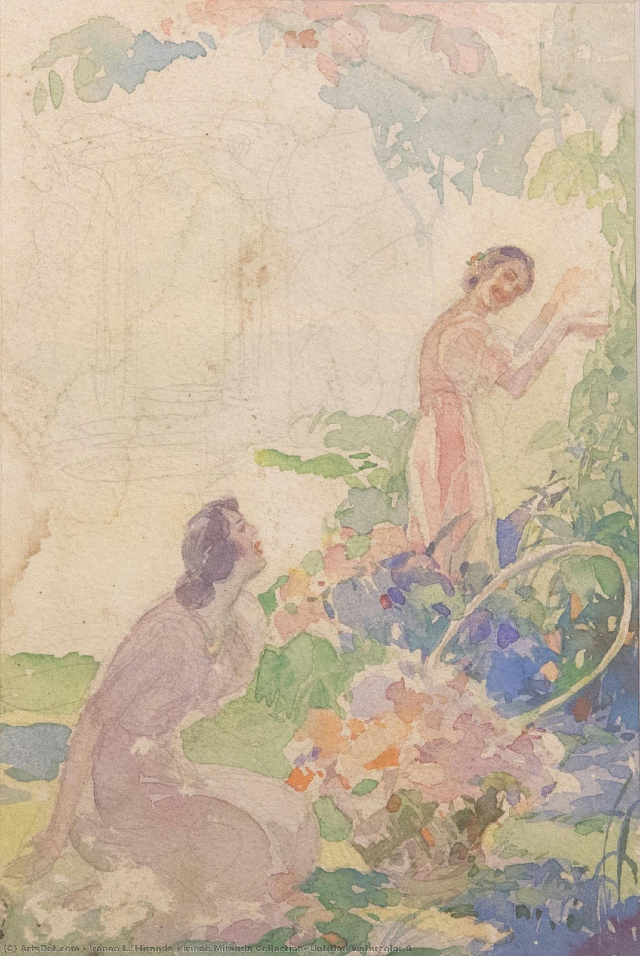 Irineo Miranda Collection- Untitled Watercolor 8 — Ireneo L. Miranda