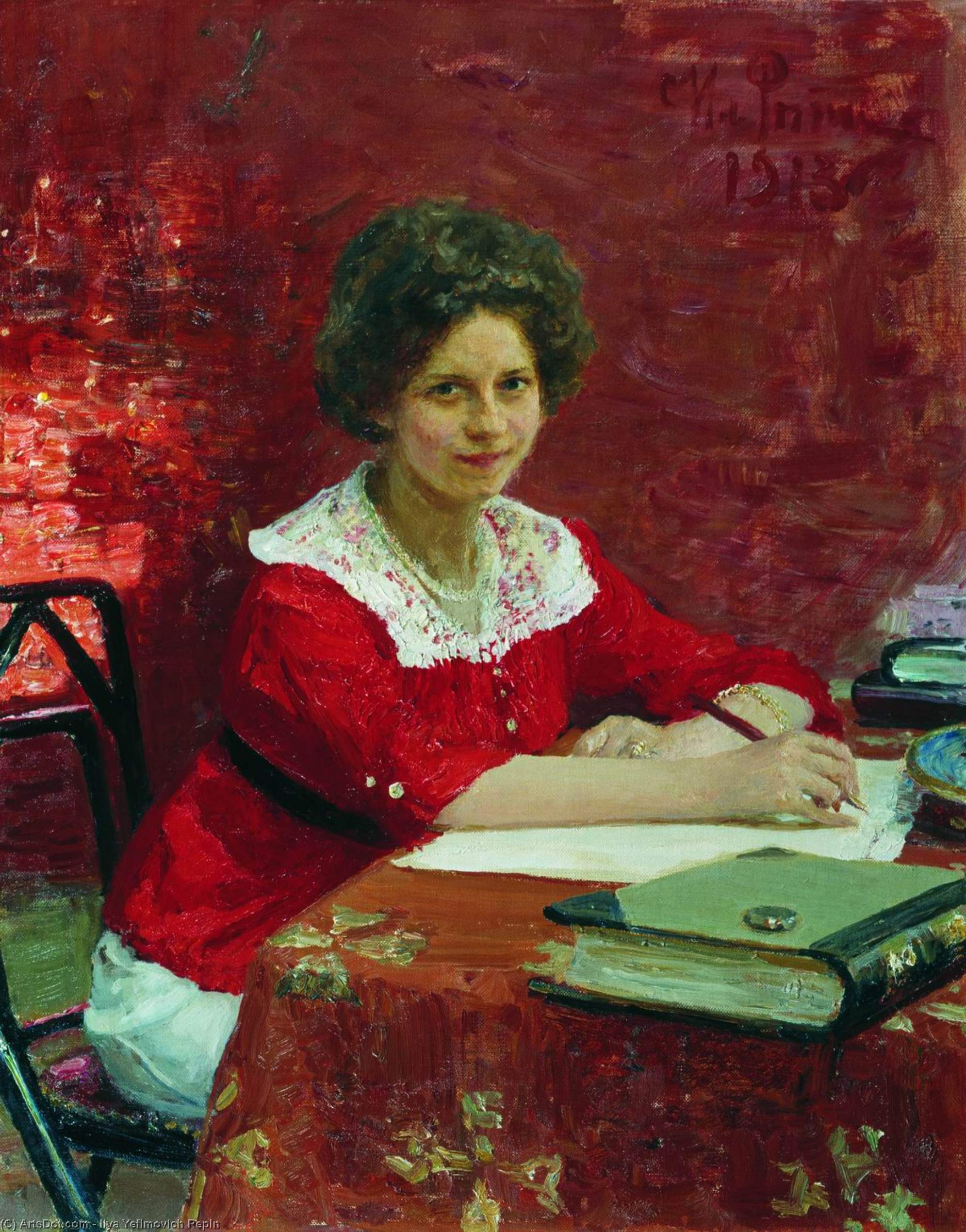 Retrato De K.b. Boleslavova — Ilya Yefímovich Repin