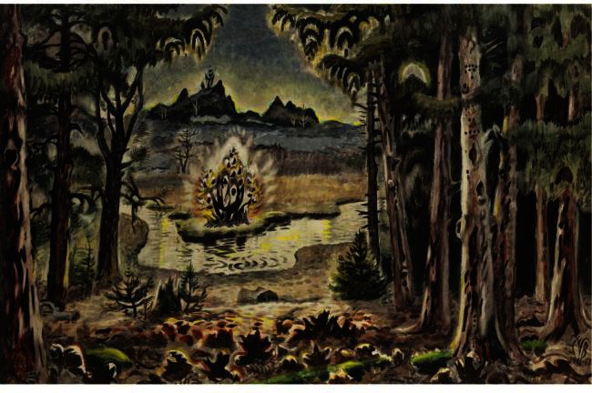 Dawn In Hemlock Woods — チャールズ・バーチフィールド