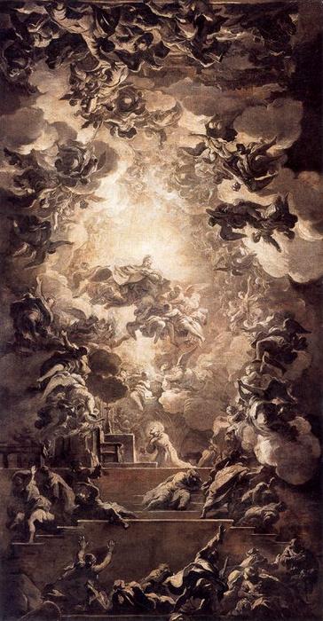 Vision Of St Ildefonso Of Toledo — Luca Giordano