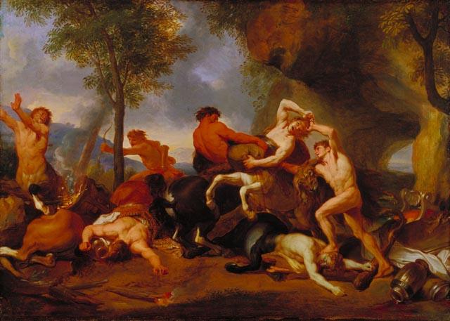 Hercules Slaying The Centaurs — Шарль Ле Брюн