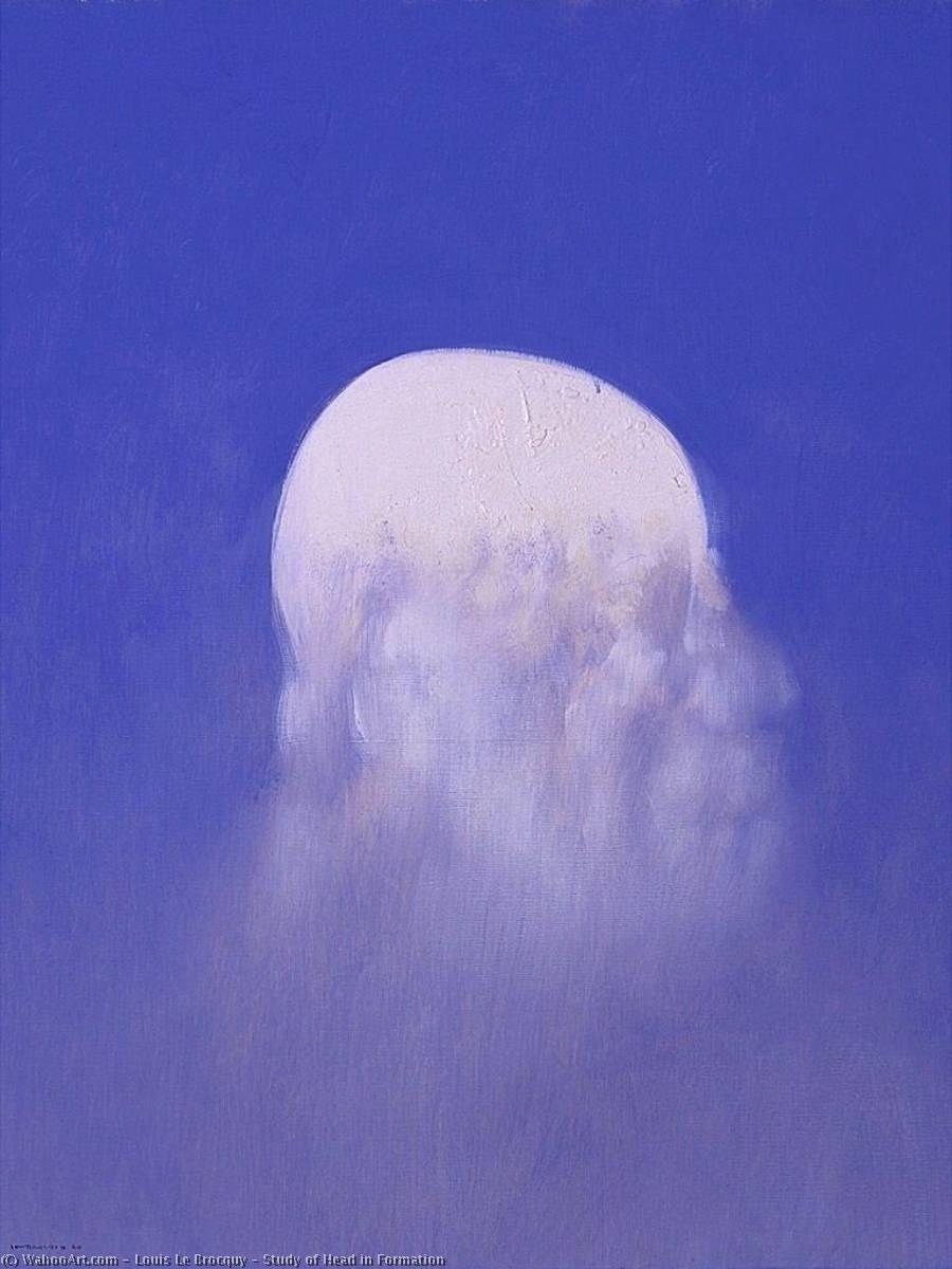 Study Of Head In Formation — Louis Le Brocquy