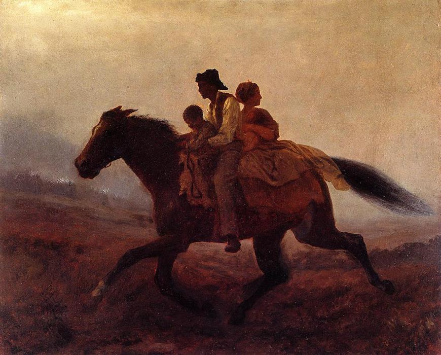 A Ride For Freedom - The Fugitive Slaves — Jonathan Eastman Johnson