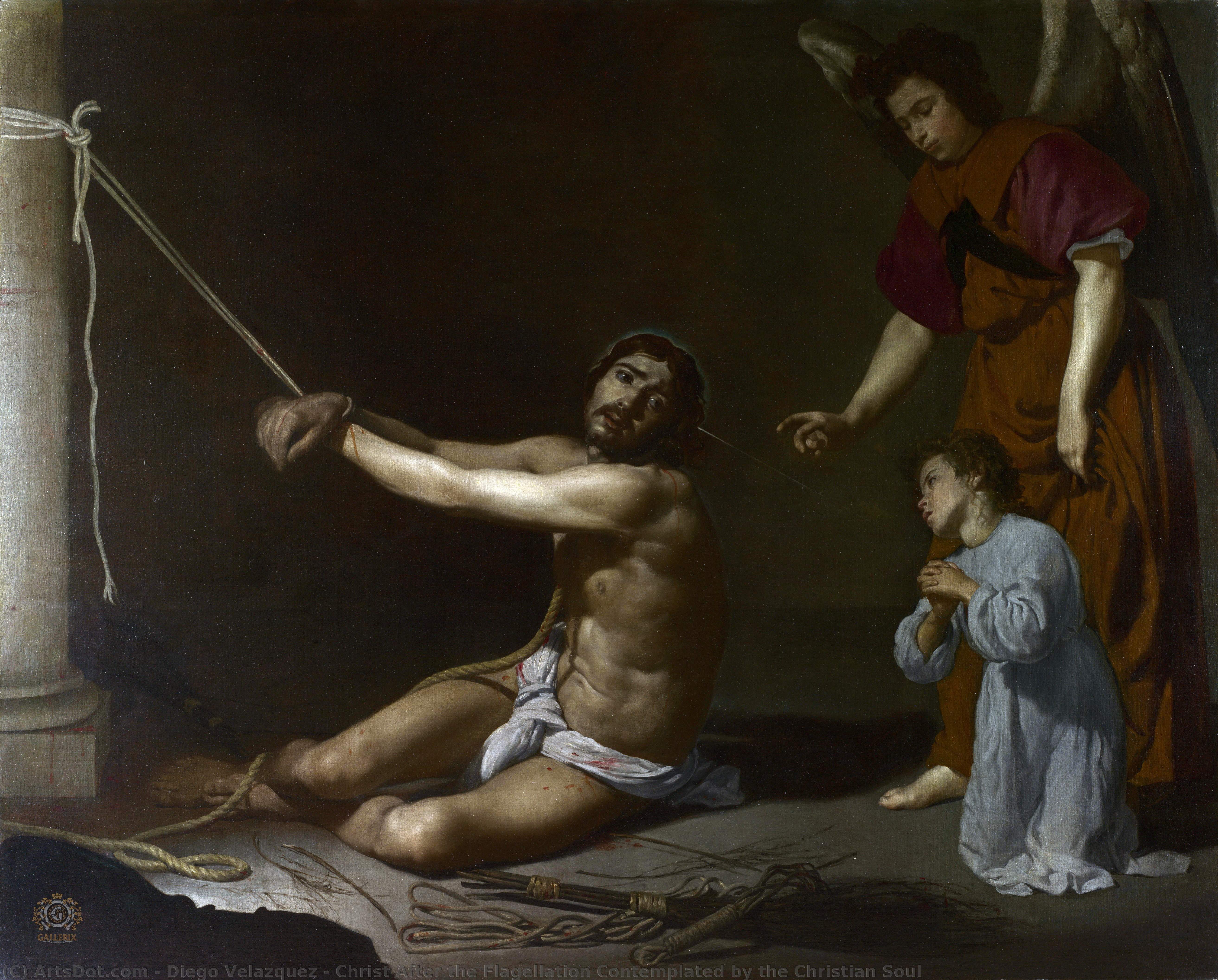 Cristo Después Del Flágelación Contemplado Por El Alma Cristiana — Diego Rodríguez De Silva Y Velázquez
