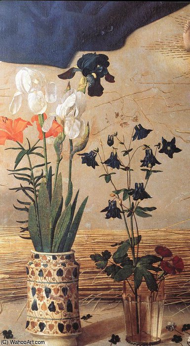 Portinari - The Adoration Of The Shepherds (detail)4 — Hugo Van Der Goes