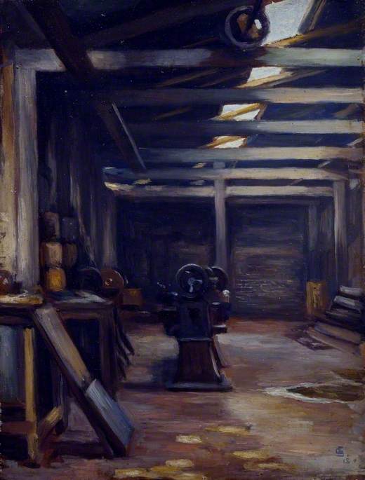After The Armistice The Belgian Steel Factory, Goldhawk Road, W12 — Edgar Seligman