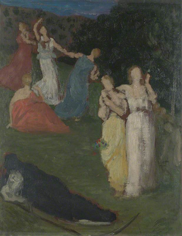 Death And The Maidens — Pierre Cécile Puvis De Chavannes
