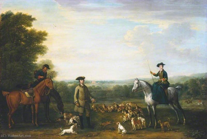 Lady Mary Churchill At The Death Of The Hare — ジョン・ウートン