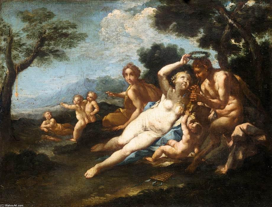 Satyr Crowned By A Nymph — Michele Rocca