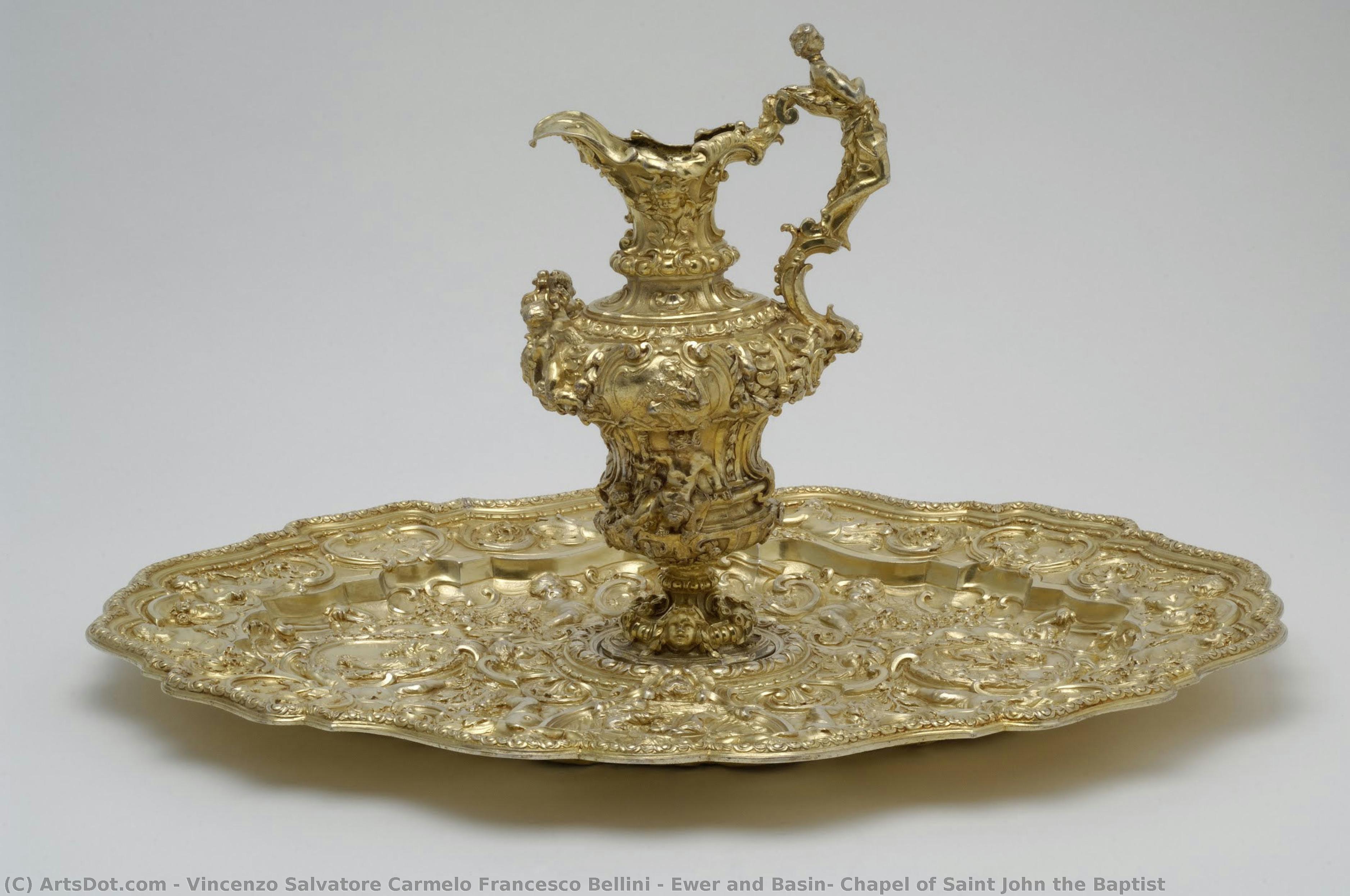 Ewer And Basin, Chapel Of Saint John The Baptist — Vincenzo Salvatore Carmelo Francesco Bellini