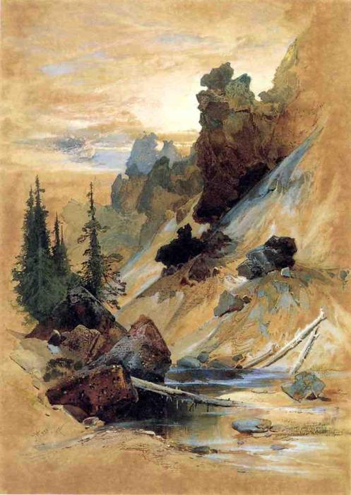 The Devils Den On Cascade Creek — Томас Морэн
