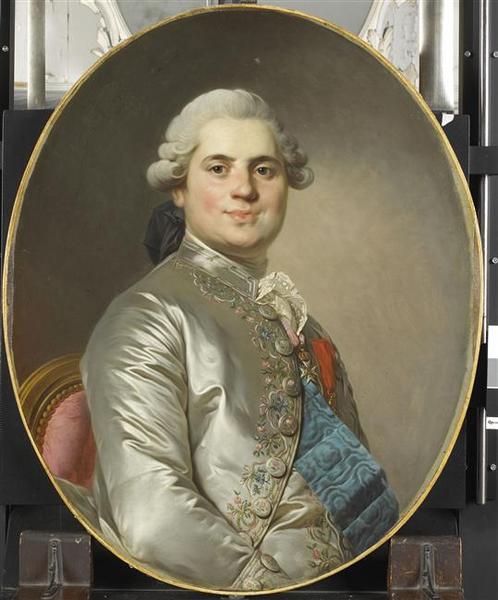 Portrait Du Comte De Provence — Joseph Siffred Duplessis