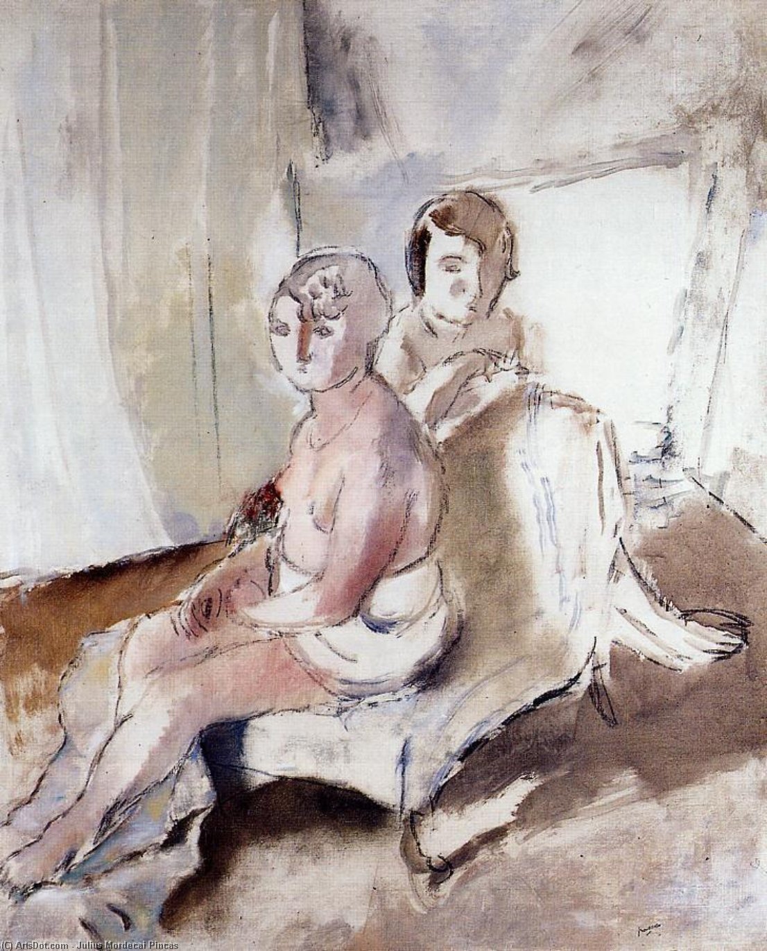 Margot And Madeleine — Julius Mordecai Pincas