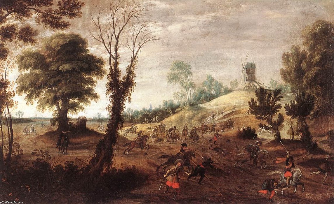 Cavalry Skirmish — Pieter Meulener
