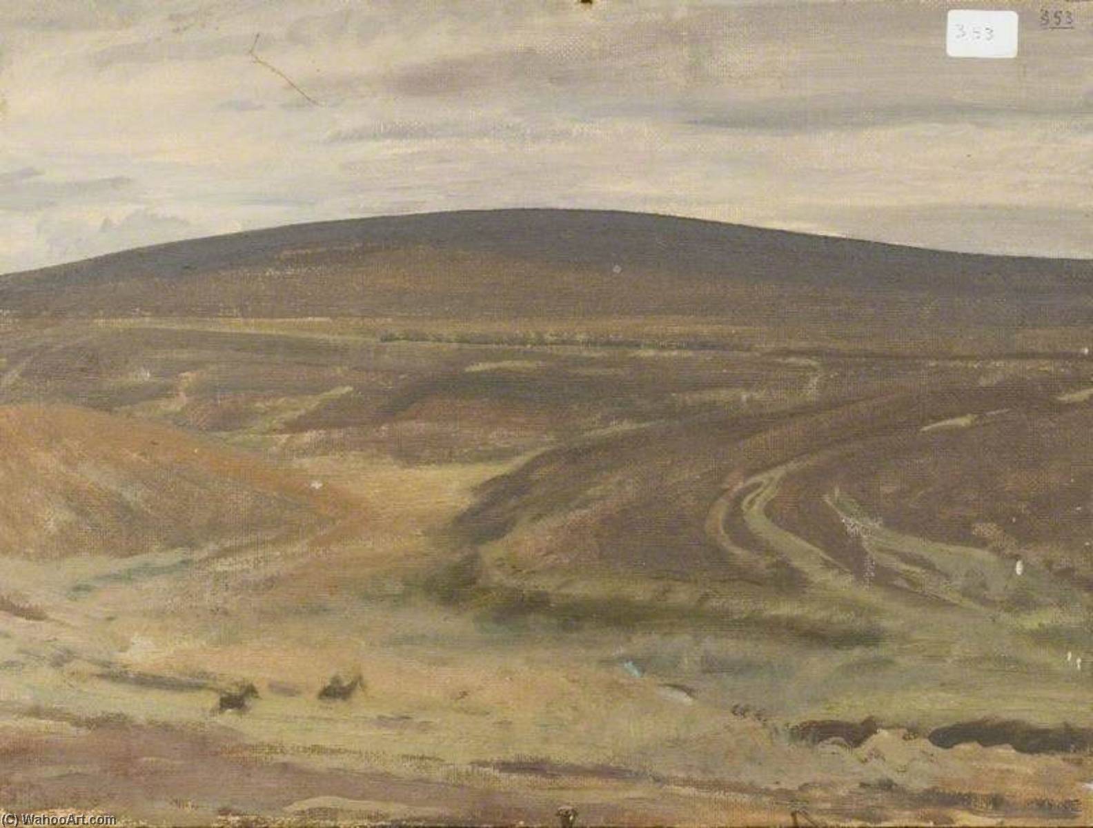 Study Of A Landscape (verso) — Sir Alfred James Munnings