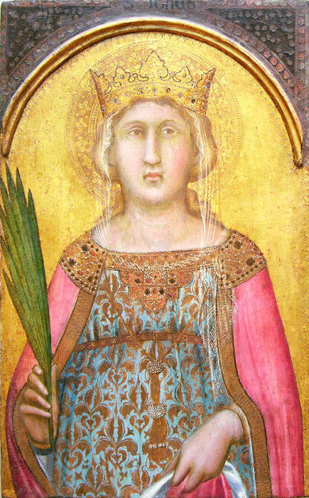 Saint Catherine Of Alexandria — Pietro Lorenzetti