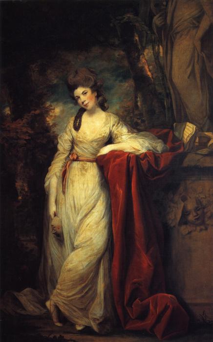 Portrait Of Mrs. Abington, British Actress — Sir Joshua Reynolds