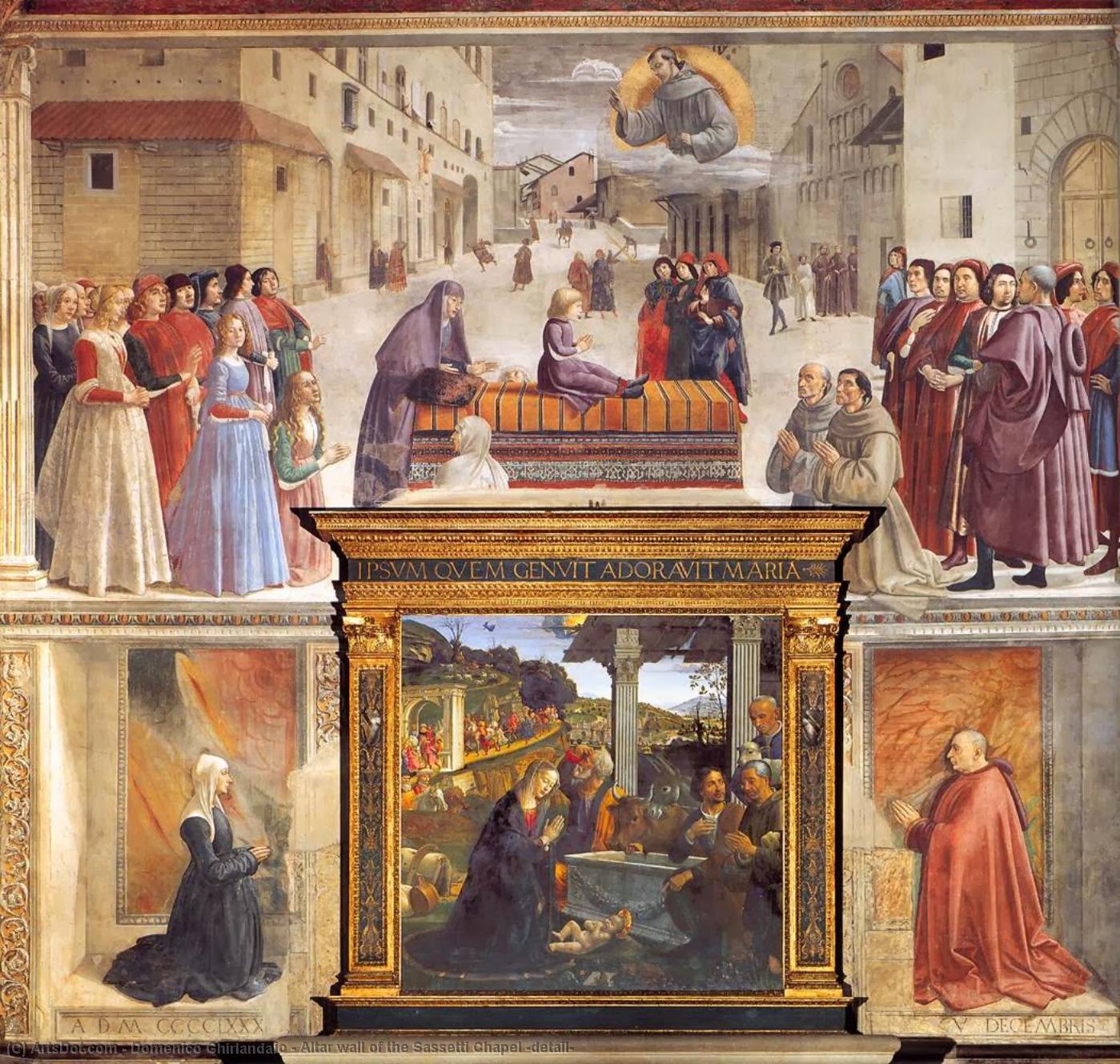 Retablo De La Capilla Sassetti (detalle) — Domenico Ghirlandaio