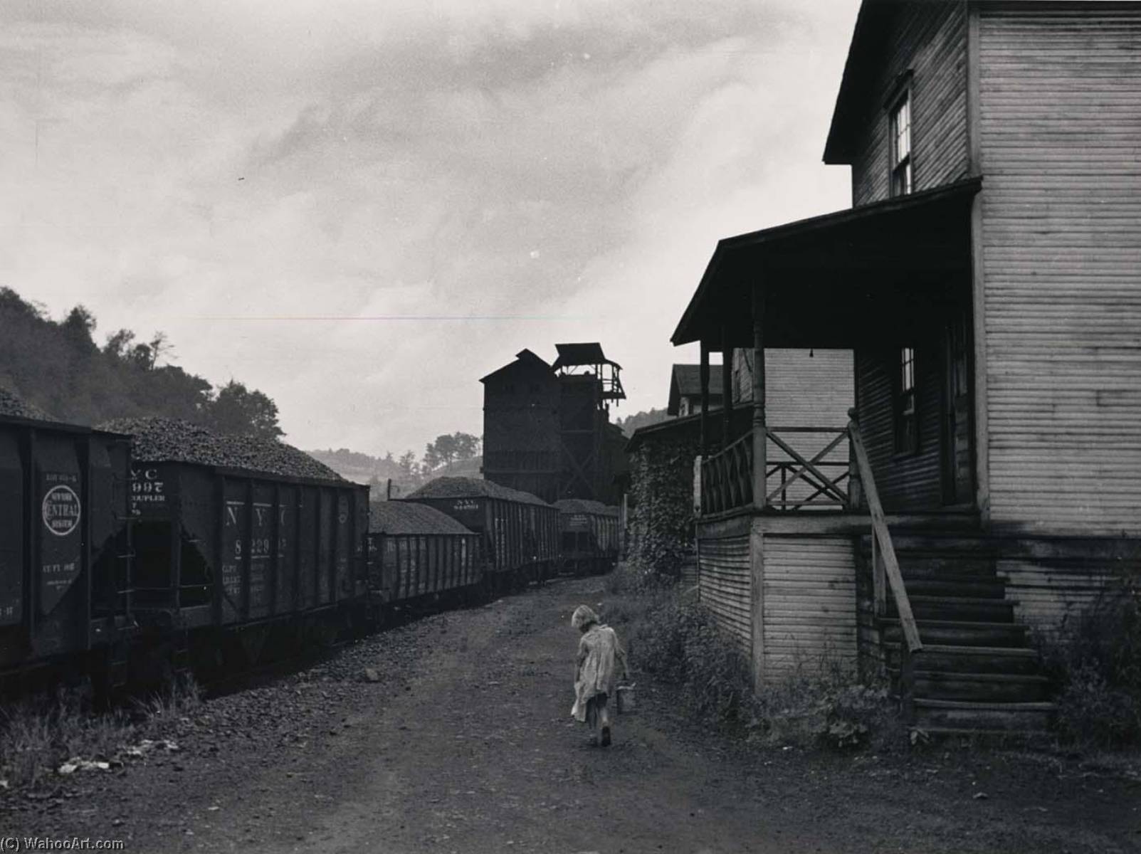 Coal Miner's Child Carrying Home A Can Of Kerosene, Scotts Run, West Virginia — Marion Post Wolcott