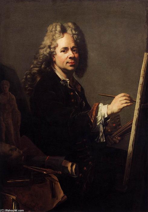 Self-portrait Before The Easel — Jacques Van Schuppen