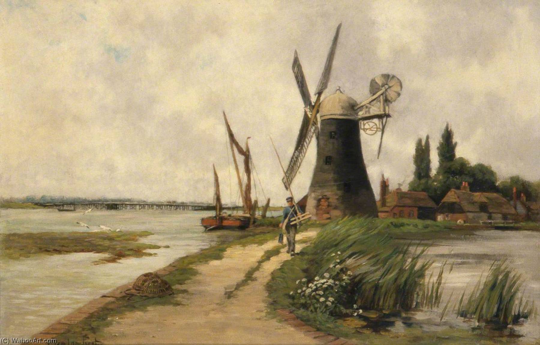 The Mill Beside The Stream — Clement Lambert