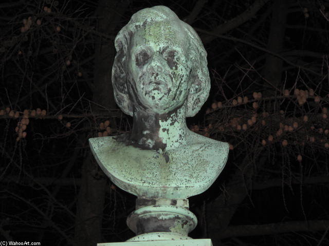 The Swedish Sculptor Bengt Erland Fogelberg At Ostra Kyrkogården In Gothenburg — Bengt Erland Fogelberg