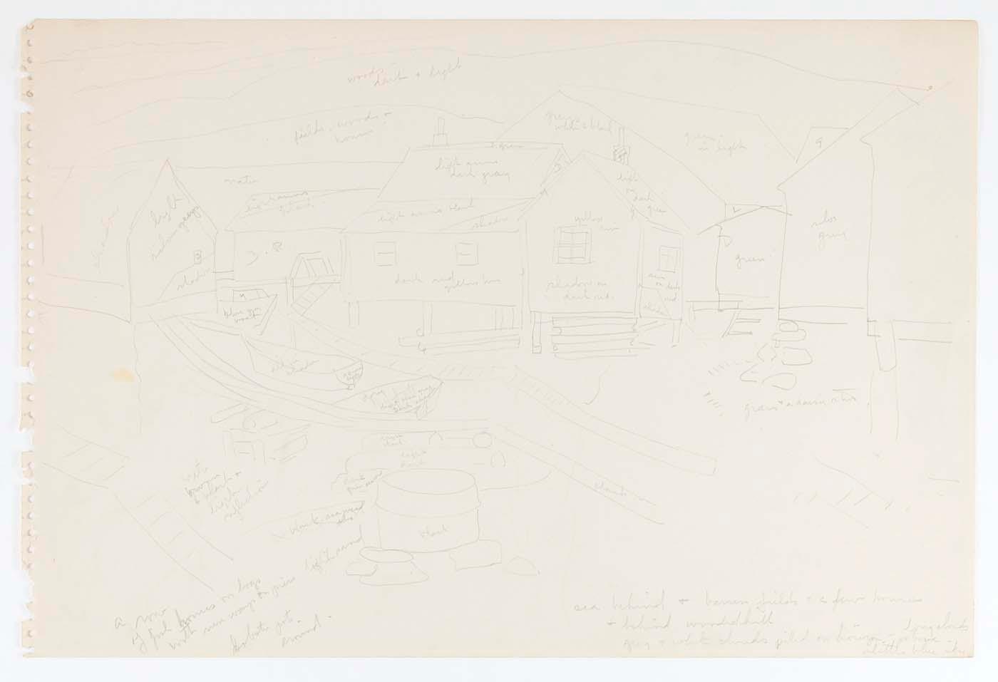 (fishing Village) — Marguerite Zorach