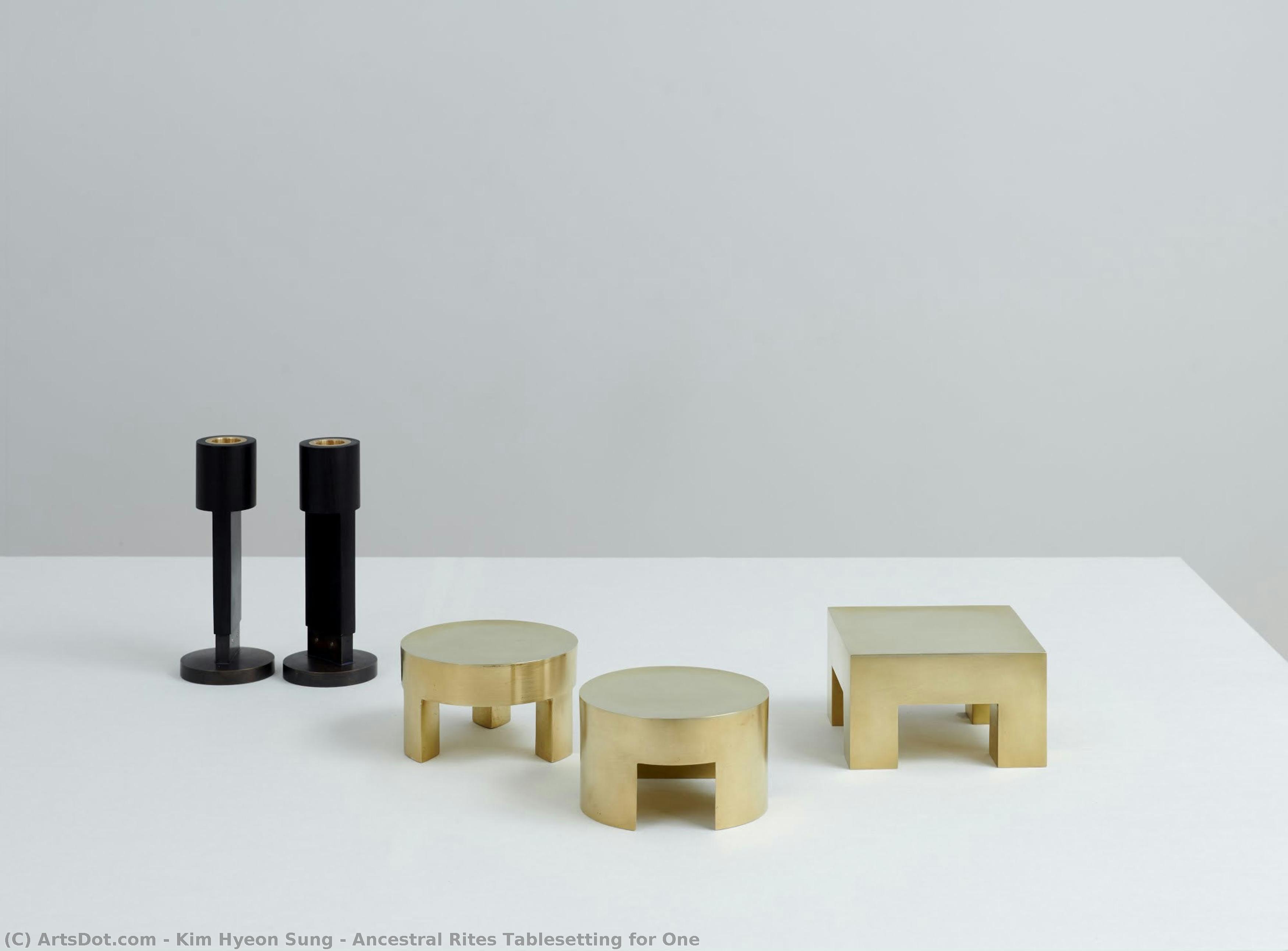 Ancestral Rites Tablesetting For One — Kim Hyeon Sung