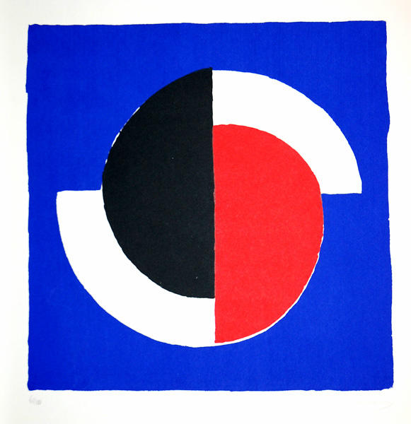 Composition Red, Blue, Black, White — Sonja Delone