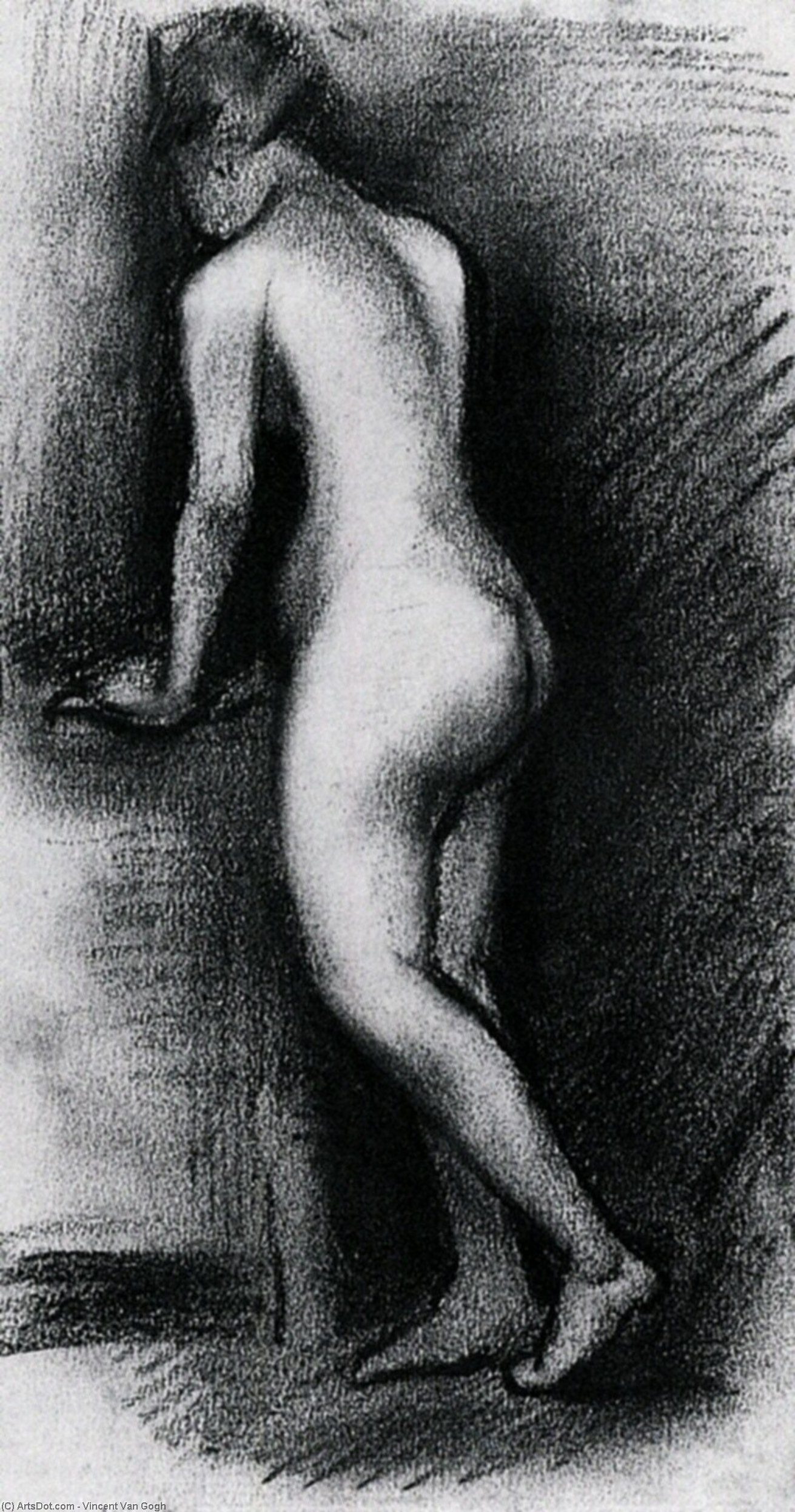 Female Nude, Standing — Vincent Willem Van Gogh